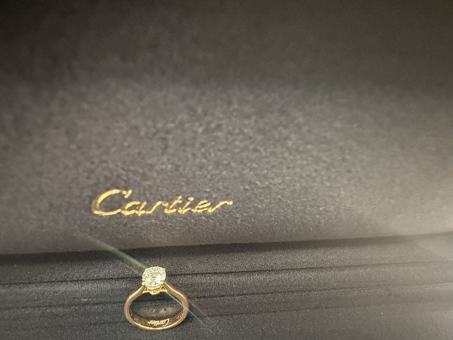 CARTIER 1895 pink gold ring 51 MM