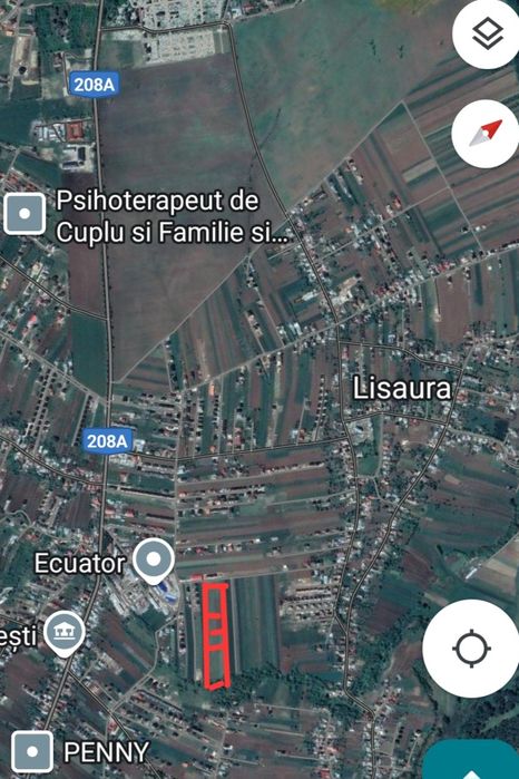 Teren Lisaura - Ipotesti 720 mp2