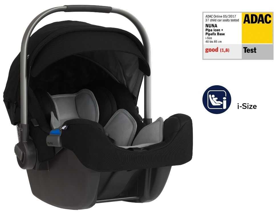 NUNA - Scoică auto NOU, FĂRĂ Baza Isofix I-size PIPA ICON