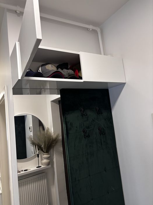 Cuier MDF tapițat catifea verde smarald