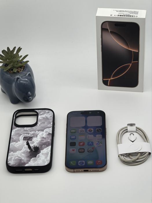 Като Нов! iPhone 16 Pro 128 Gb Desert Titanium