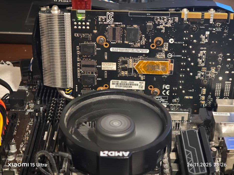 Kit Placa de baza MSI B450 PRO-VHD PLUS Ryzen 5 3600X GTX 780 TI