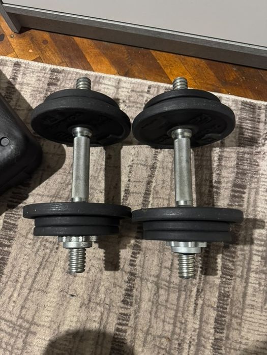 Дъмбели 20кг комплект