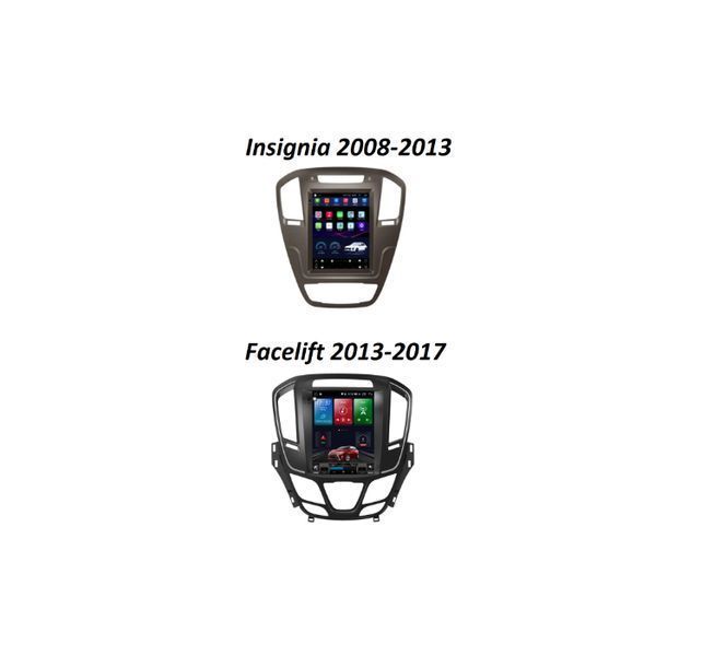 OPEL INSIGNIA 2008 - 2013 вертикална андроид навигация, 9704/10124