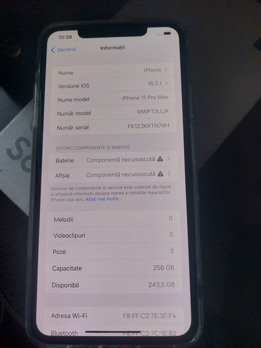 Vind iPhone 11 pro max 256 GB   orice retea