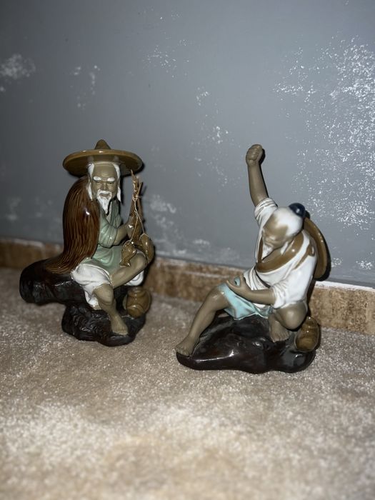 Set 2 figurine ceramica