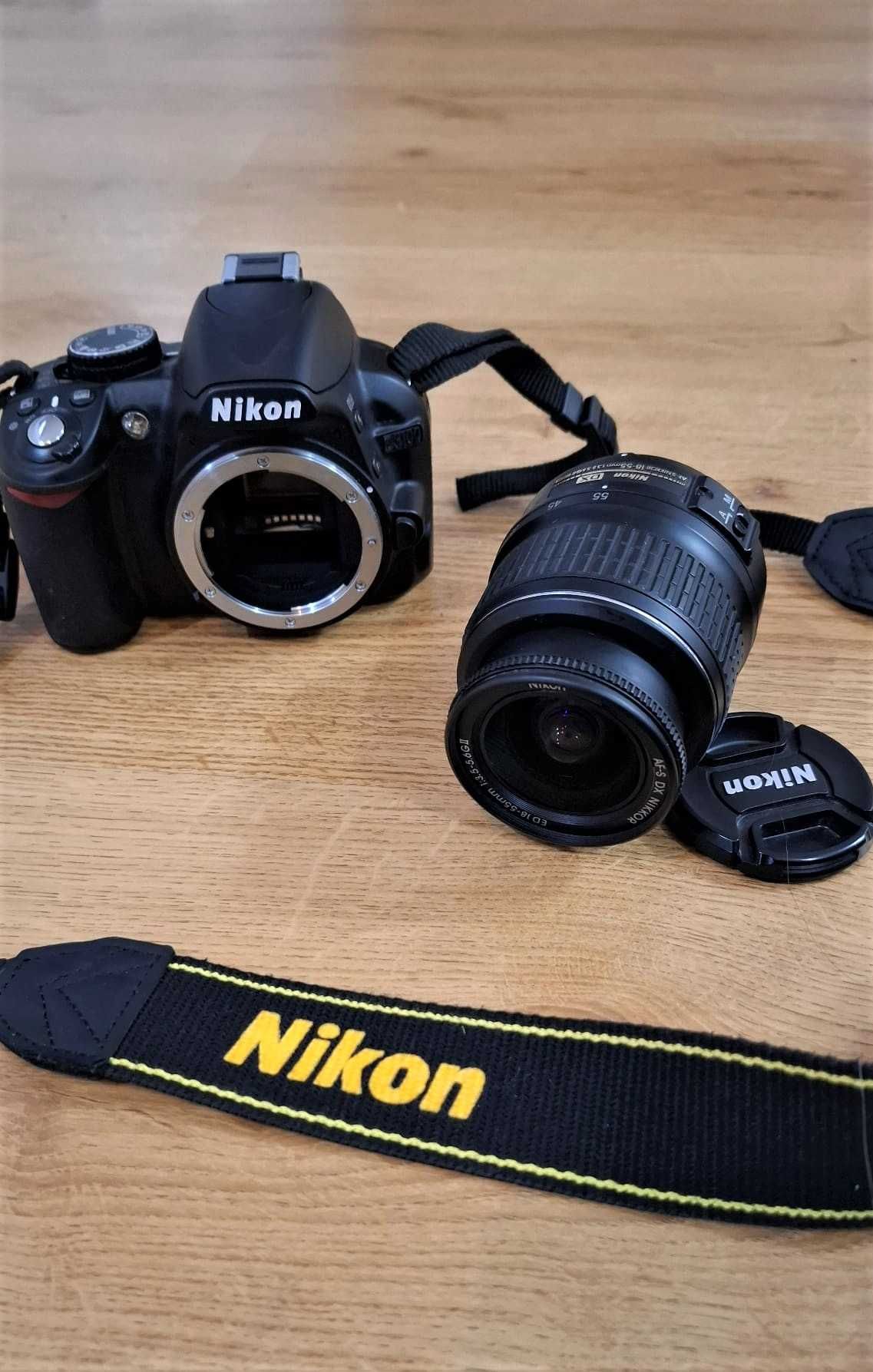 Nikon D3100 + obiectiv 18-55mm – stare excelentă – 465 lei
