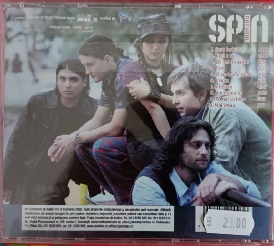 Spin, CD cu muzică