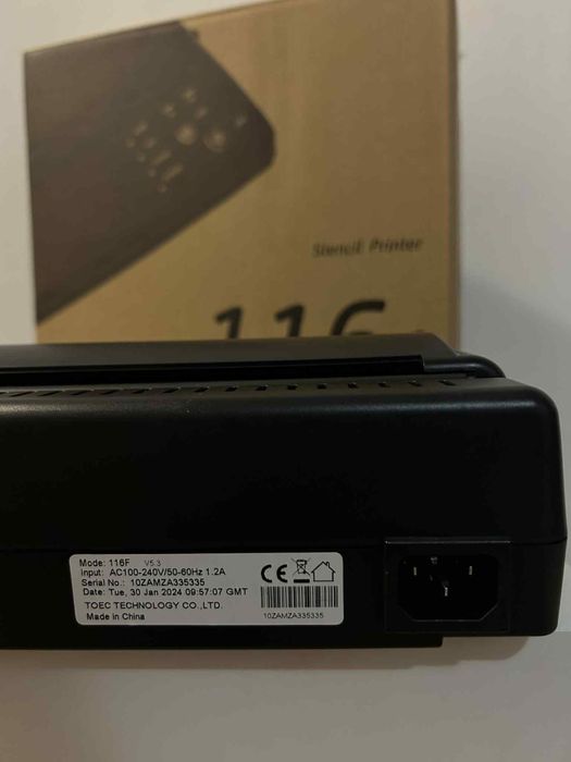 ATOMUS 116F – Imprimantă Transfer Tatuaje, Ca Nouă