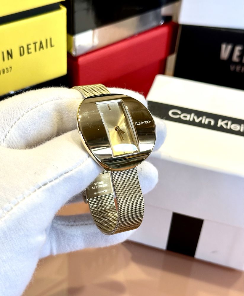 Дамски часовник Calvin Klein Gold НАМАЛЕН