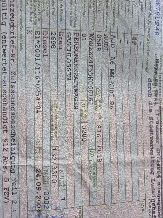 Audi A6 S6 pentru dezmembrare