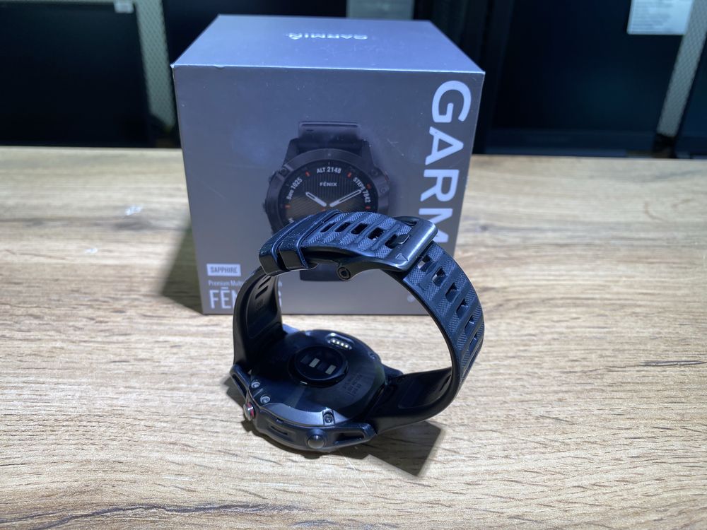 Смарт-часы Garmin Fenix 6, сапфировое стекло, полный комплект,10265/А1