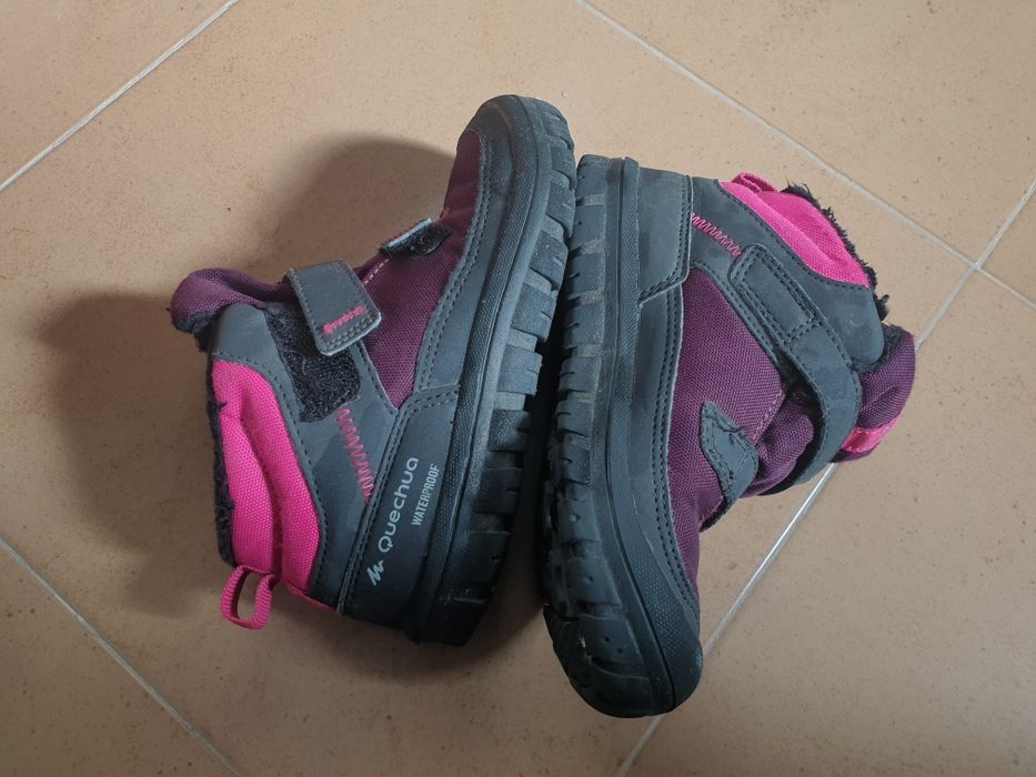 Ghete imblanite decathlon Quechua copii marimea 28 (18 cm)