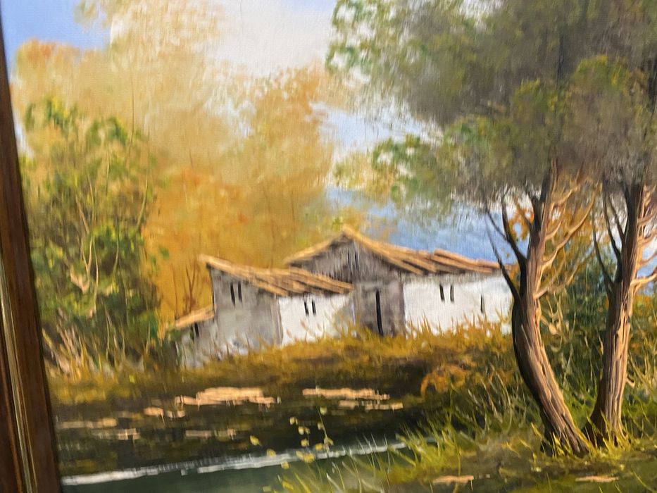 колекционерска картина масло, ръчна украса