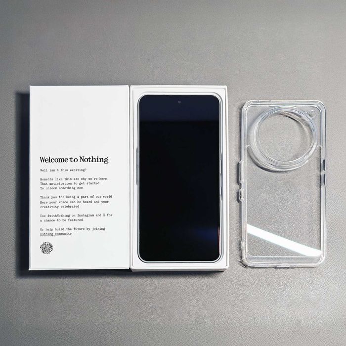 Telefon mobil Nothing Phone (3a) Pro, 256GB, 12GB RAM, 5G, Grey