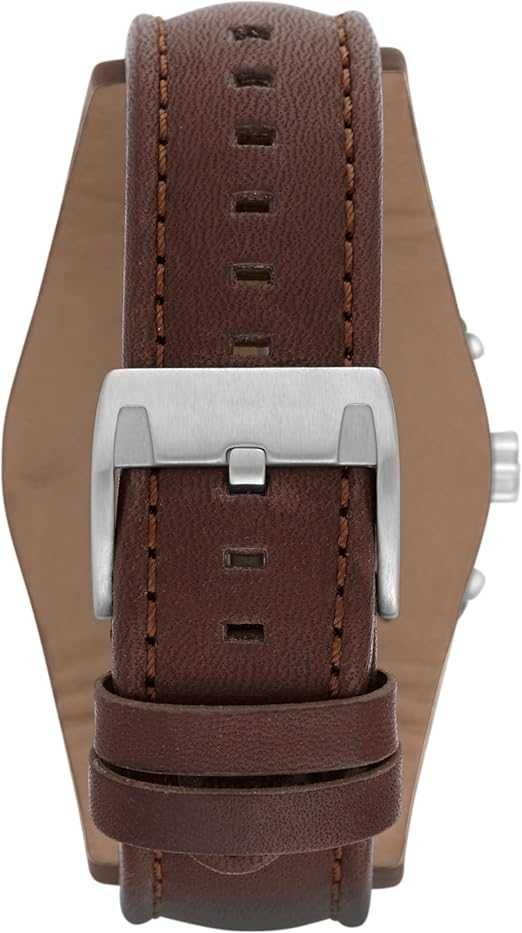 Fossil Coachman Кварцевые кожаные часы с хронографом