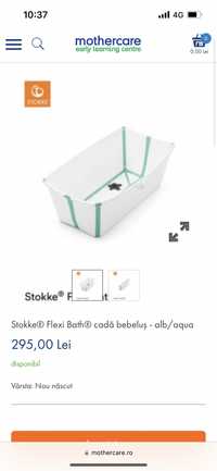 Cadita flexibila STOKKE cu suporti