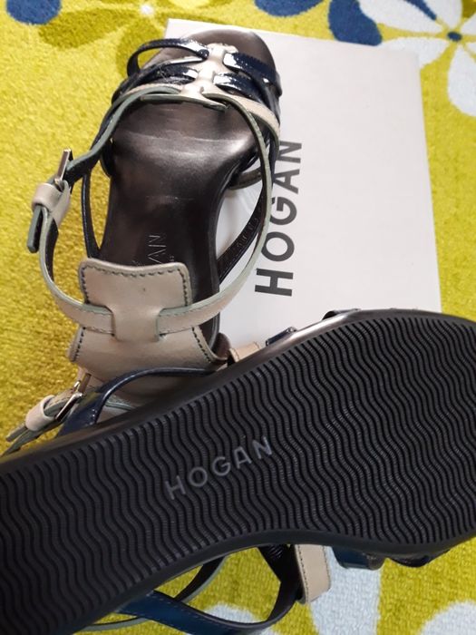 Sandale Hogan 35.5, Italy, originale, brand lux ,piele