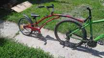 Carut/remorca bicicleta initiere copil (6-10 ani), 20 inchi