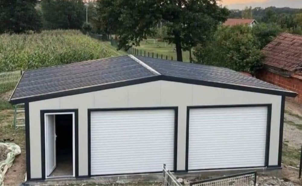 Construim garaje din panouri sandwish