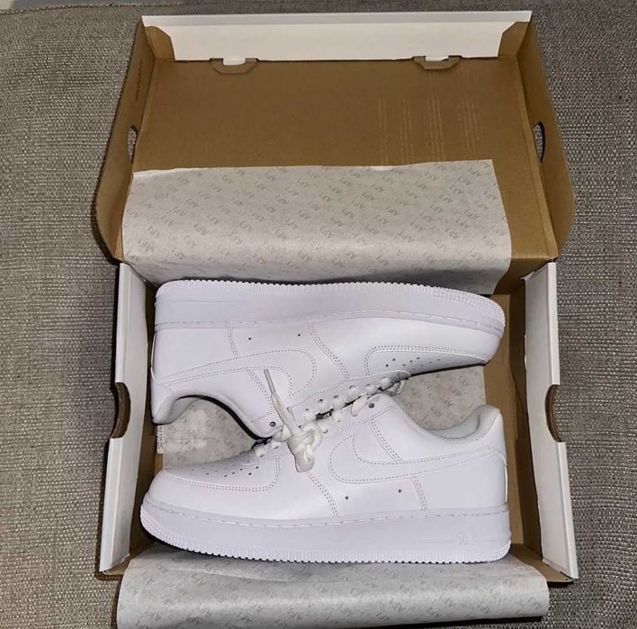 *NOU* Nike Air Force 1 Low Triple White - BOX - livrare cu verificare