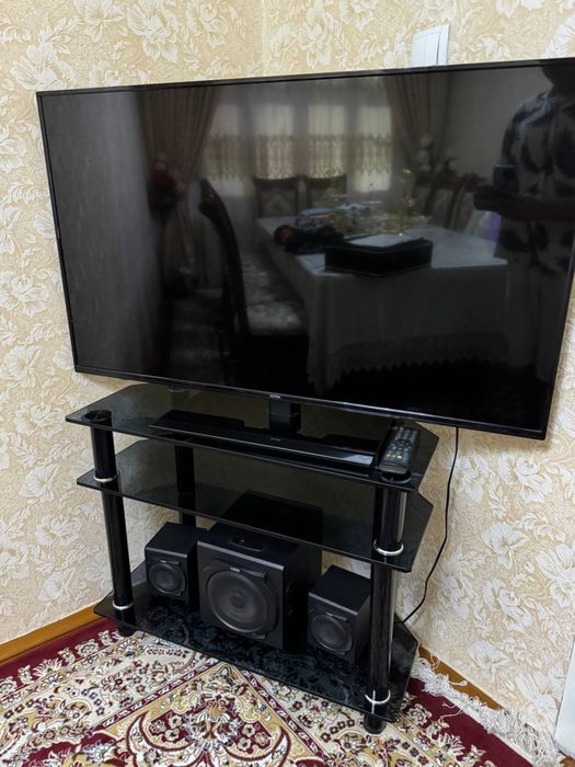 Паставка телвизорни тагидаги калонкаси билан