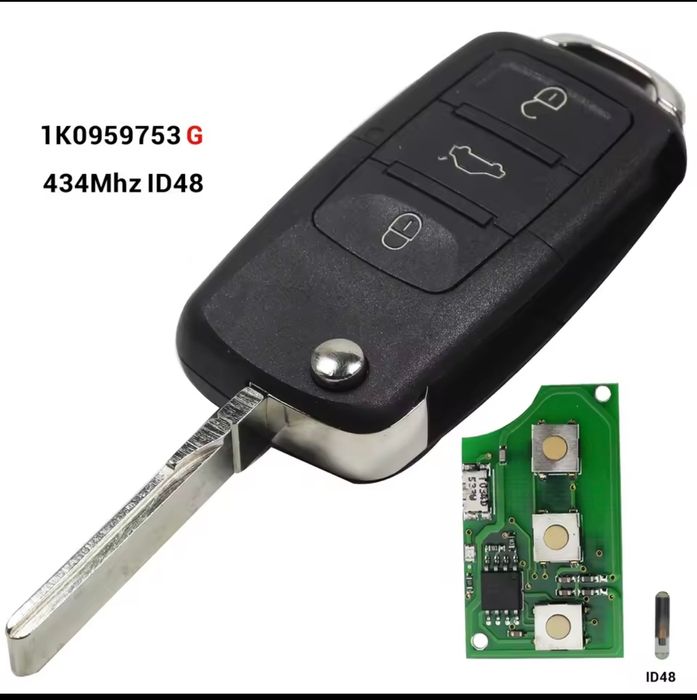 cheie completa auto vw noua pentru modelele din imagine