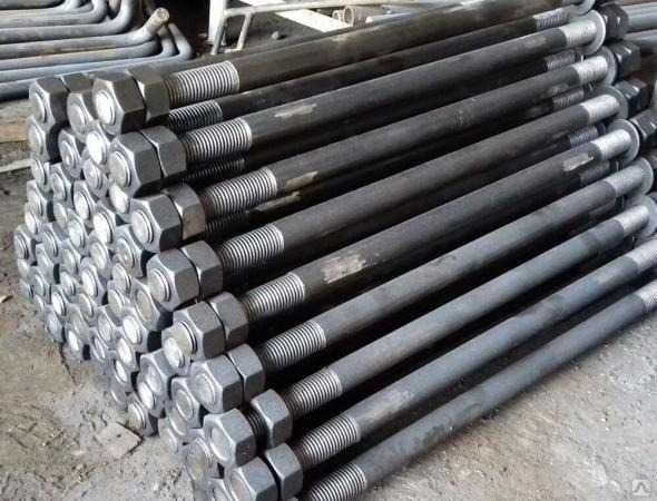 Фундаментные анкерные болты закладные детали шпильки пластины косынки