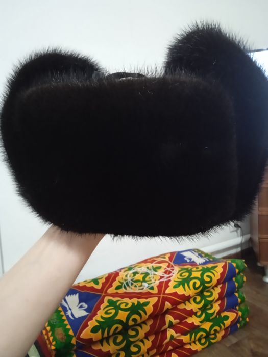 Норковая шапка ушанка  продам. размер от 56до 60