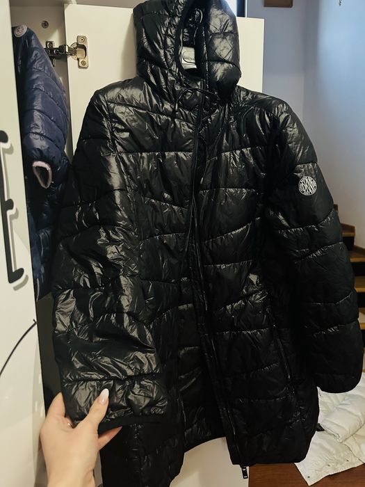 Geaca de iarna DKNY din puf lunga