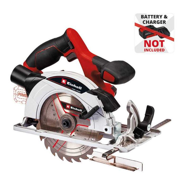 Акумулаторен ръчен циркуляр Einhell TE-CS 18/165-1 Li-Solo, 18V