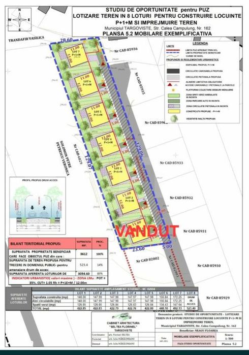 Teren intravilan, 440 mp, cartierul Priseaca