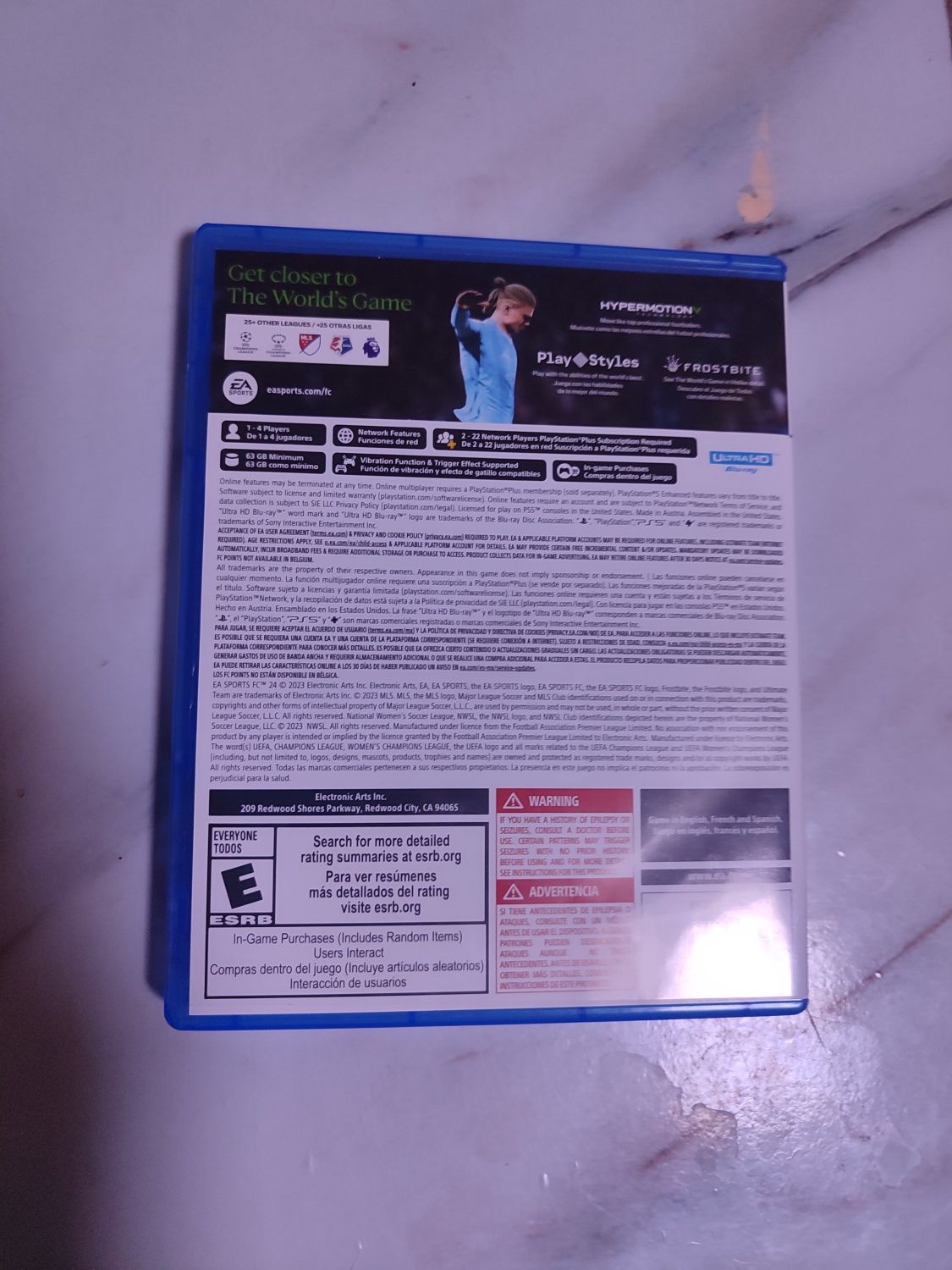 FC 24 Playstation 5 uchun.