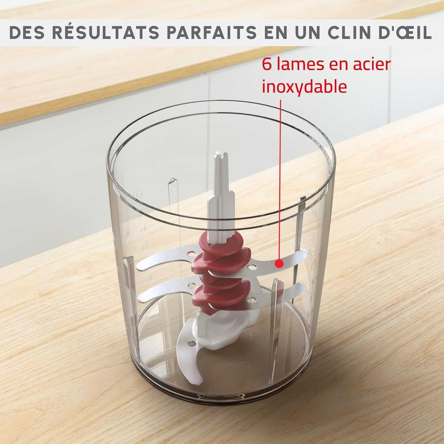 Moulinex, мини чопър , Multi-mill, 500ml, 6 остриета,AT714G32, блендер