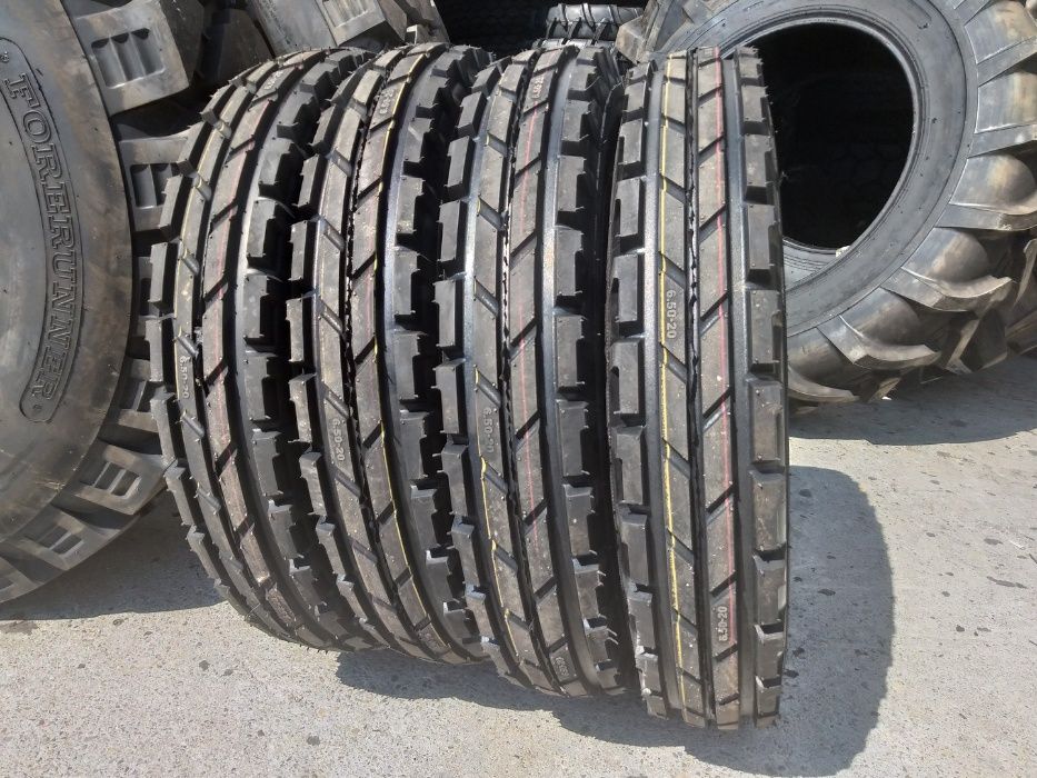 Anvelope 6.50-20 noi BRECKNER GERMANY 10 pliuri cauciucuri U650 fata