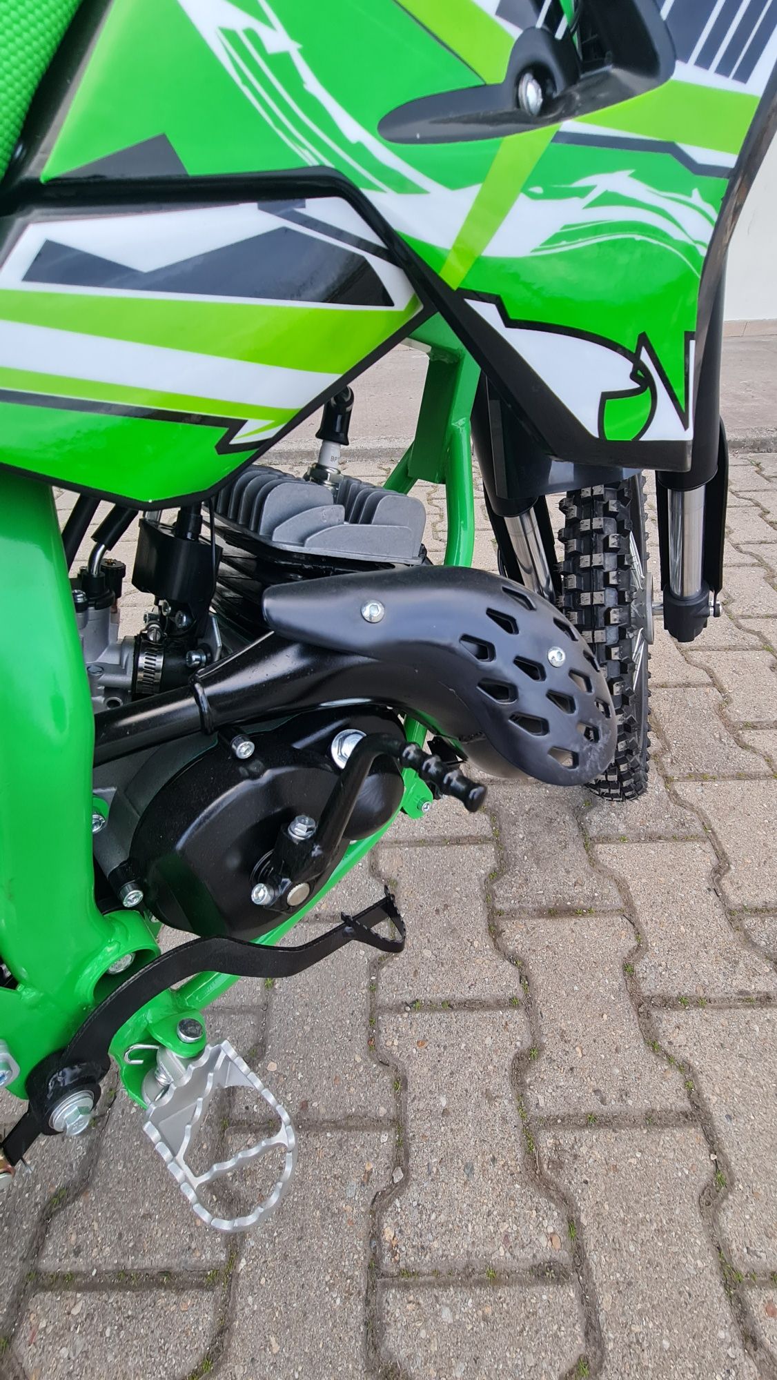 Cross Motocross 50cc 2 timpi Ultra Kickstart 14/12 Automat Verde