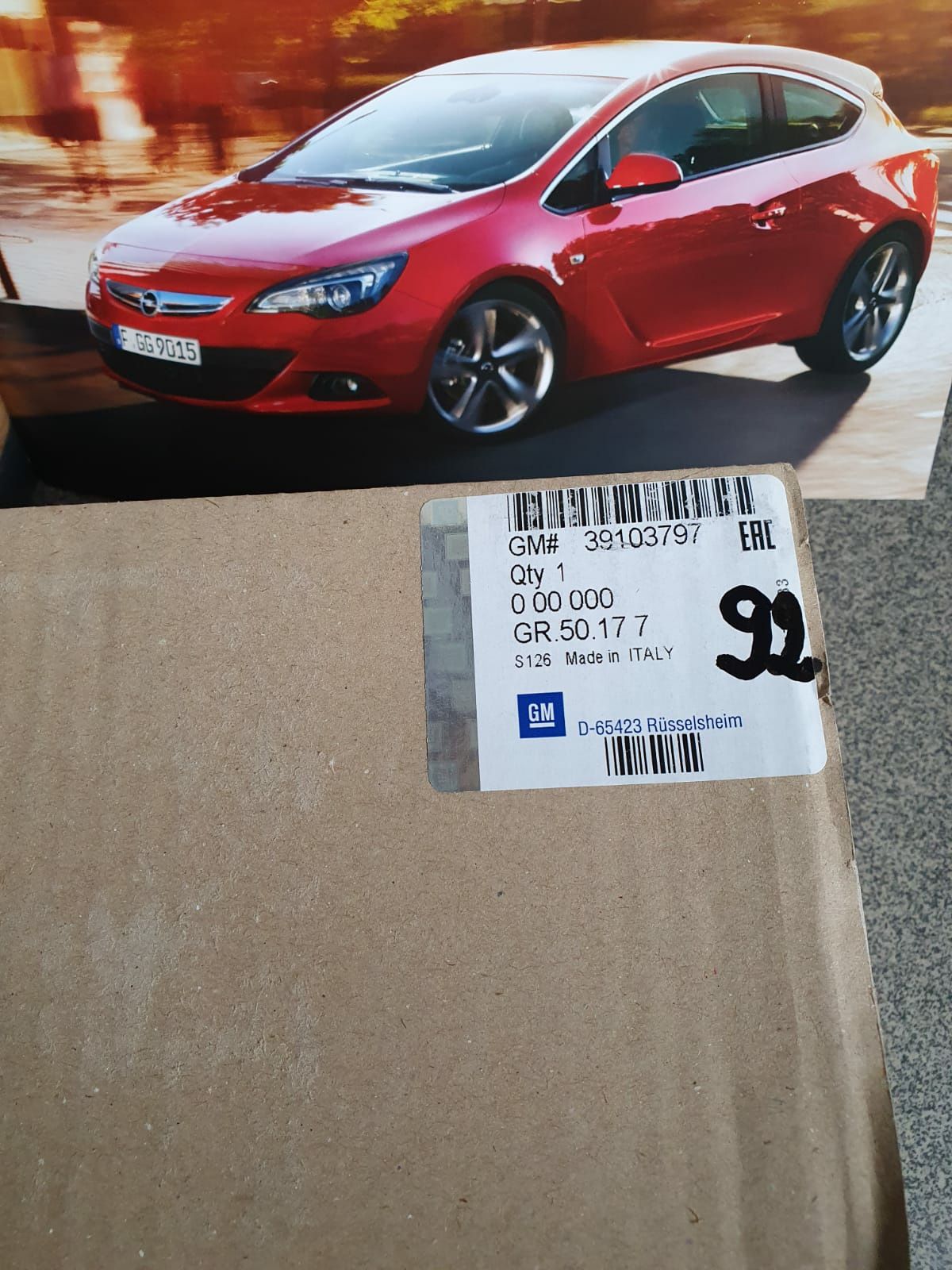 Placute frana spate Opel Astra K