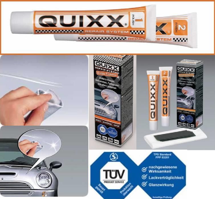 Quixx - inlatura zgarieturile din stratul de vopsea