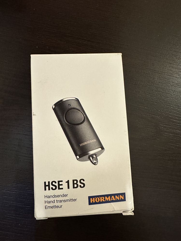 Transmițător de mână Hörmann HSE 1 BS - BiSecur - 868MHz - negru