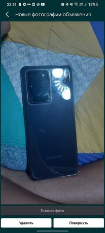Samsung S20 ultra 5g(есть коробка, зарядка ориг. Наушники)