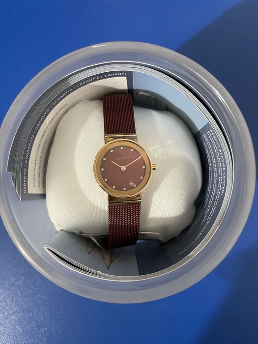 Ceas bering vișiniu nou nouț