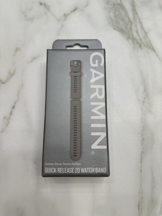 Ремешок новый, оригинал Garmin 20мм, серый