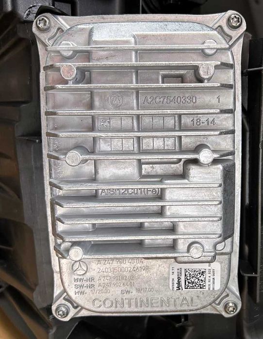 Droser Balast Calculator far A 247 900 40 04 Mercedes