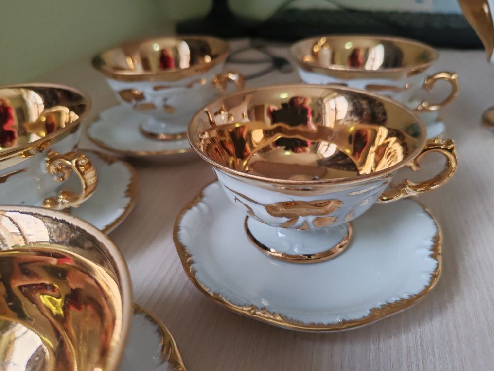 Стар полски порцеланов сервиз, чинийки Rosenthal