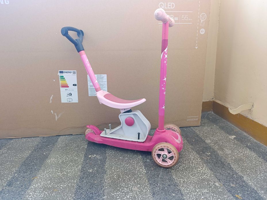 ScooTer , Тротинетка със седалка , 3 в 1