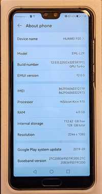 Huawei P20 128GB, 4GB ram