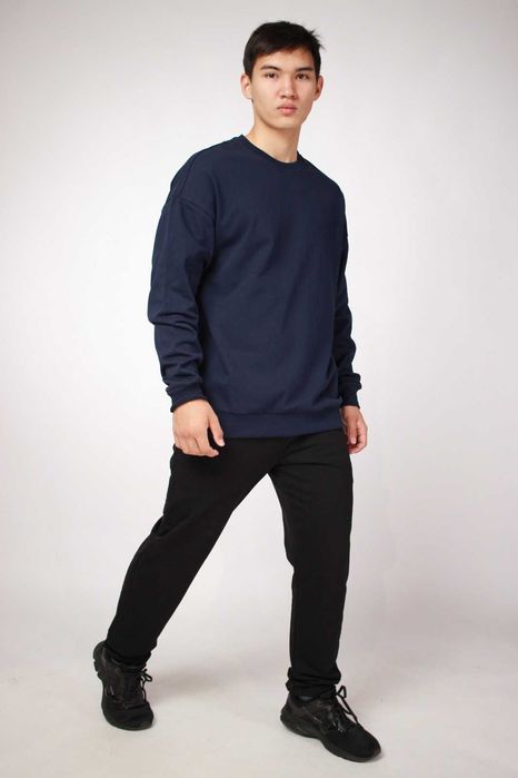 Свитшот без начеса/Брендирование униформы для сотрудников/Принт