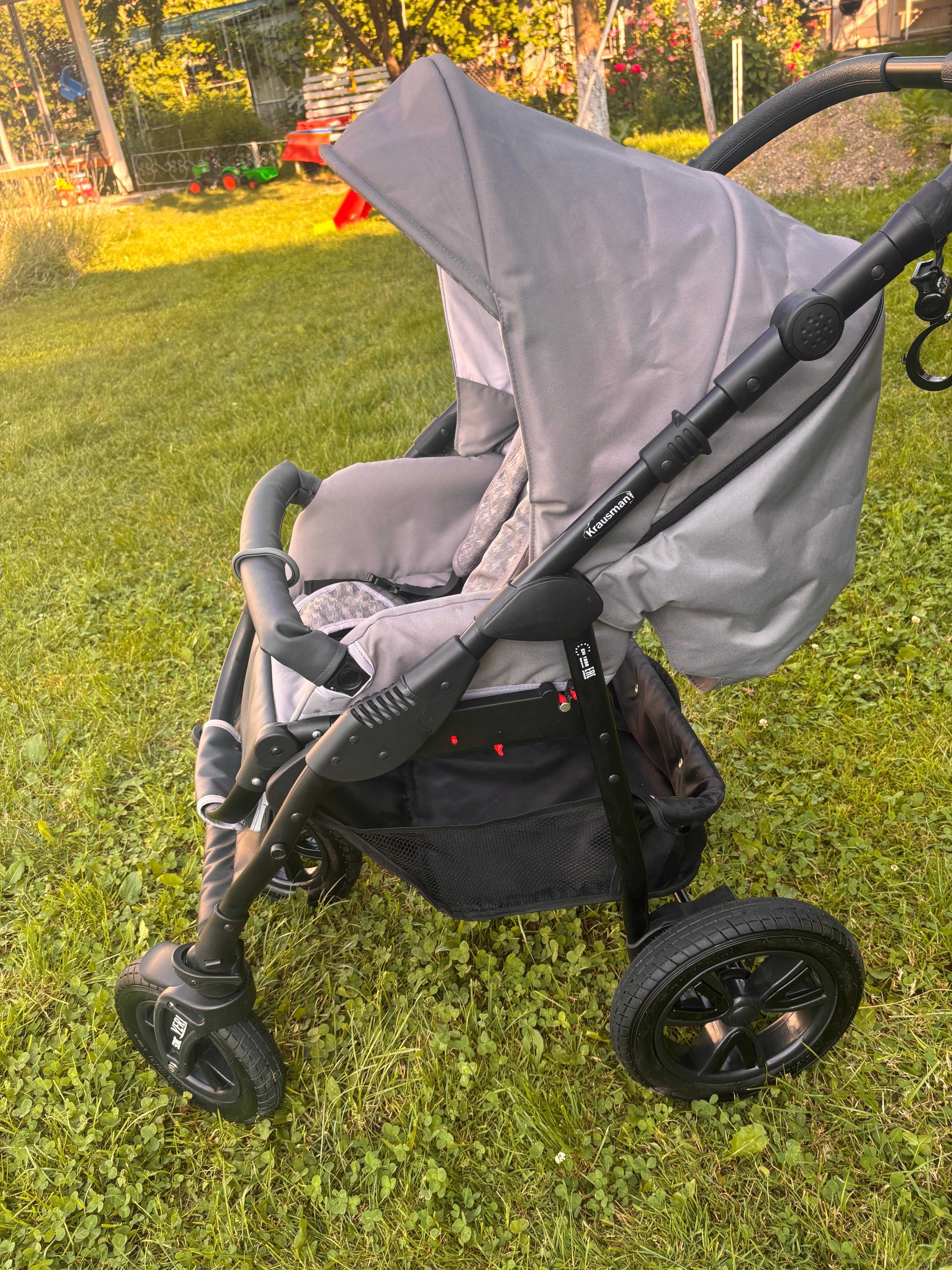 Cărucior Krausman 3 in 1 Trend Grey