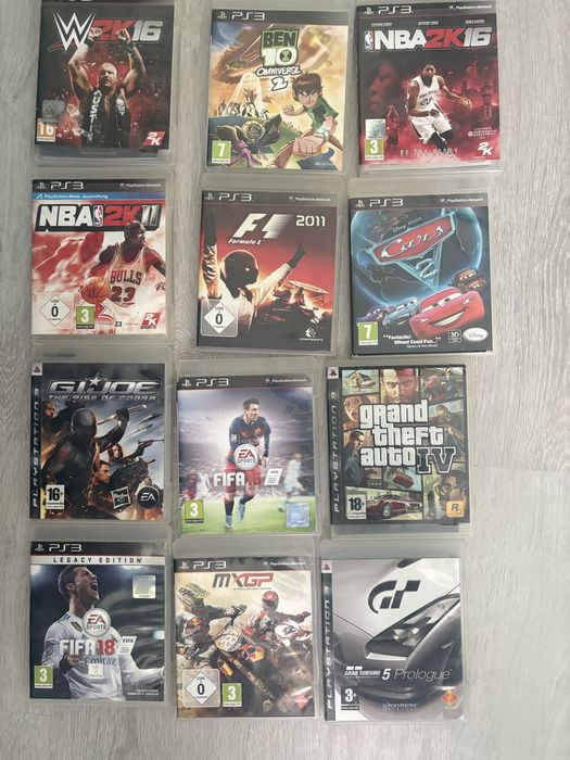 Ps3 с игри и волан