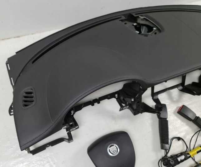 Jaguar XF kit airbag volan pasager plansa  bord set centuri / cortine